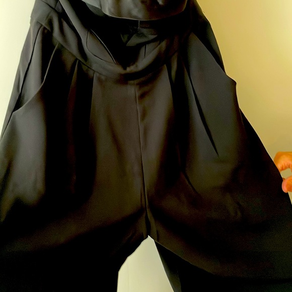 Greylin for Anthropologie black strapless jumpsuit with pockets Size S - Picture 6 of 12